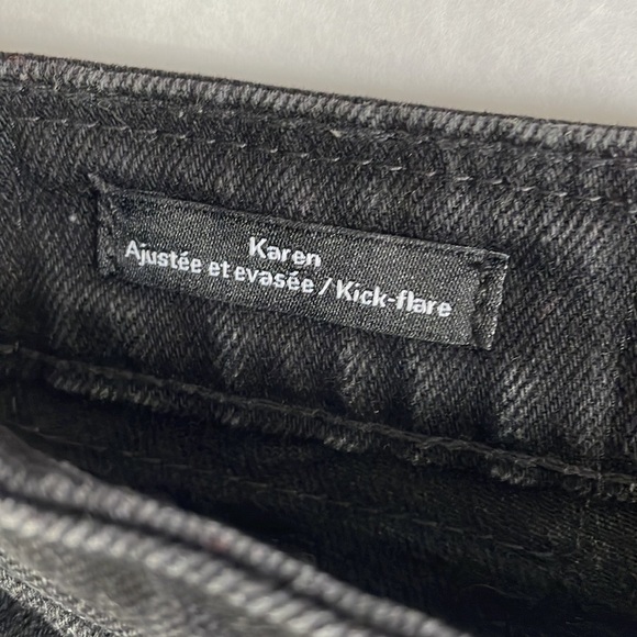 Frank and Oak Karen Kick Flare Jeans - Picture 8 of 10